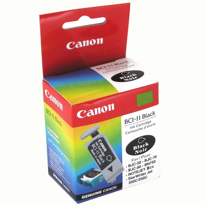 Картриджи для струйных принтеров Canon BCI-11 Черный Canon BCI-11