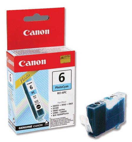 Картриджи для струйных принтеров Canon BCI-6PC Голубой Canon BCI-6PC